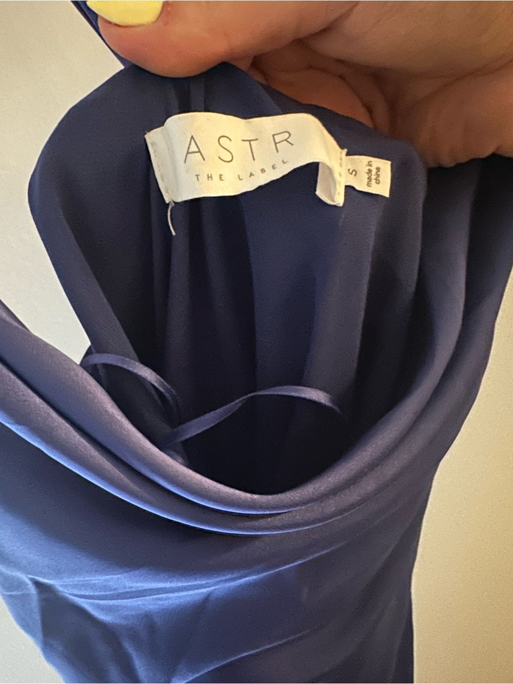 ASTR Strappy Cowl Neck Slip Dress - Picture 4 of 4